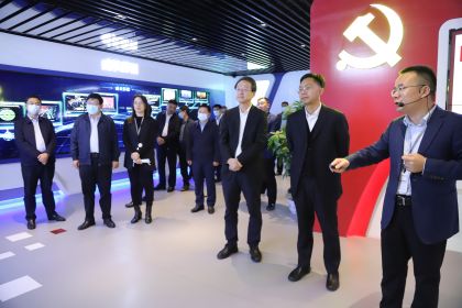 济南市委常委、宣传部部长戴龙成莅临中孚信息考察调研