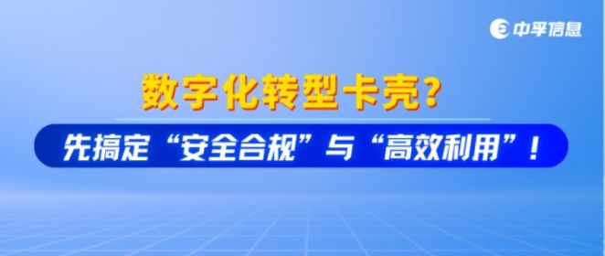 数字化转型卡壳？先搞定“安全合规”与“高效利用”，才能破局提速！